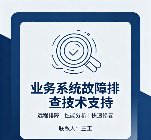 业务系统故障排查技术支持
