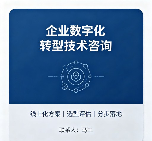 企业数字化转型技术咨询